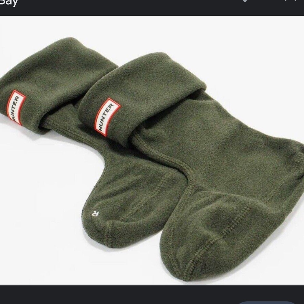 Hunter boot socks Olive green for tall boots